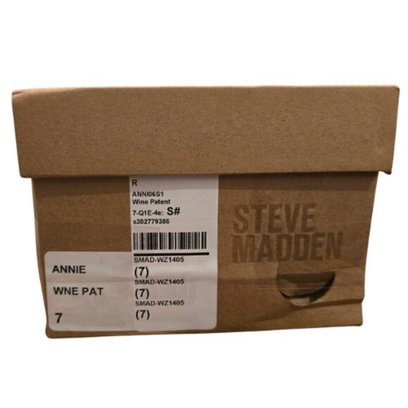 Steve Madden Annie Heel in Wine Patent – EUC Size 7 - Picture 4 of 9